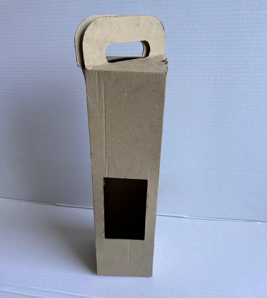 Cutie de Vin cu Maner Pentru 1 Sticla